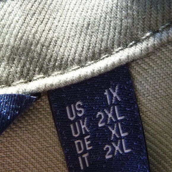 CAMO JEAN JACKET SIZE 1X GREEN - Picture 3 of 9